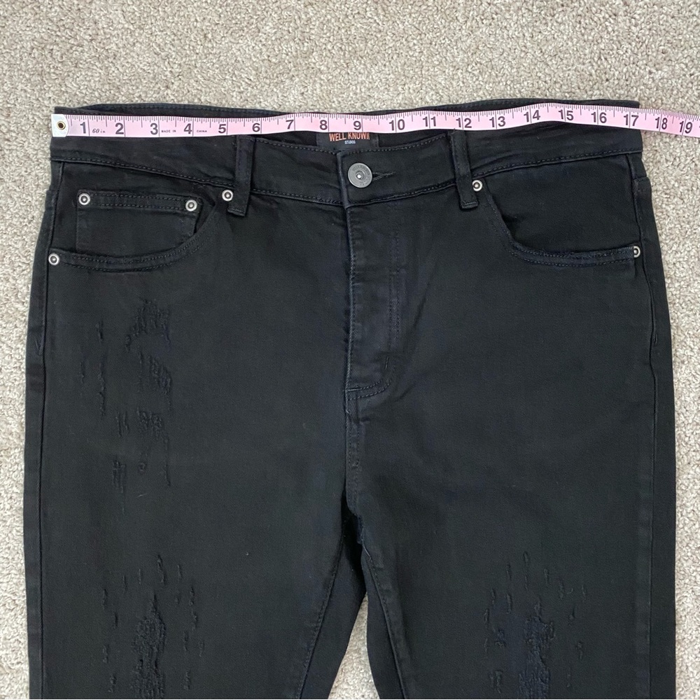 Well Known Studios The Dean Street Slim‎ Fit Jeans Black 36 - Picture 8 of 10